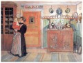Entre Navidad y Nuevo Año 1896 Carl Larsson